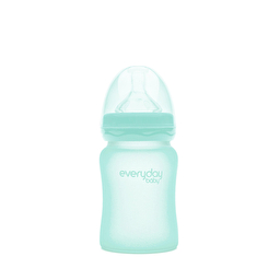 Скляна дитяча пляшечка з силіконовим захистом 150 мл торговельної марки Everyday Baby