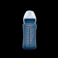 Скляна дитяча термочутлива пляшечка 240 мл торговельної марки “Everyday Baby” колір чорничний - lebebe-boutique - 4