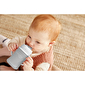 Скляний дитячий поїльник з силіконовим захистом 150 мл торговельної марки “Everyday Baby” колір сірий - lebebe-boutique - 3
