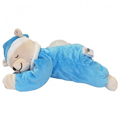 Игрушка для сна Doodoo - Медвеженок Лу с ночником (голубой) - lebebe-boutique - 3