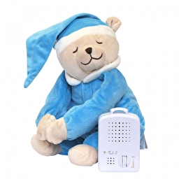 Іграшка для сну Doodoo - Ведмежа Лу з нічником (блакитний)