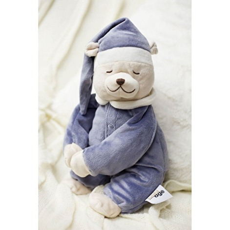 Игрушка для сна Doodoo - Мишка Скай с ночником (синий) - lebebe-boutique - 2