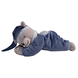 Игрушка для сна Doodoo - Мишка Скай с ночником (синий)