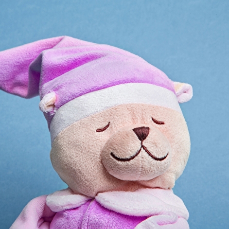 Іграшка для сну Doodoo - Ведмежа Луіза з нічником (рожевий) - lebebe-boutique - 5
