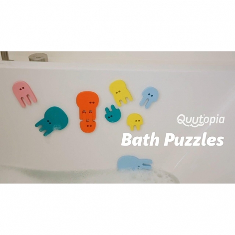 Игрушка для ванной Quut Quutopia Пазл-головоломка Медузы 10 шт - lebebe-boutique - 6
