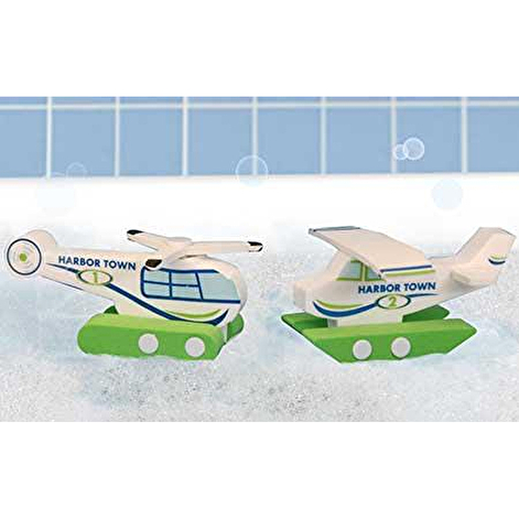 Плаваючі блоки для ванної Just Think Toys Набір Аеропорт - lebebe-boutique - 3