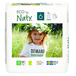 Органічні підгузки-трусики Eco by Naty Розмір 6 (16+ кг) 18 шт