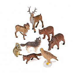 Набір фігурок лісових тварин Miniland Forest Animals (8 фігурок)