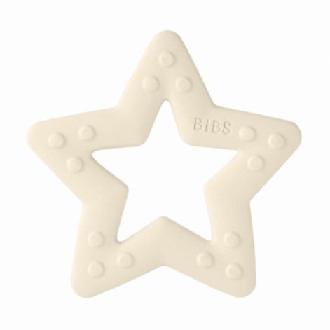 Игрушка грызунок BIBS Baby Bitie Star, возраст 3+ міс Ivory