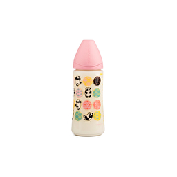 Бутылочка для кормления Suavinex Истории панды, 360 мл, розовый