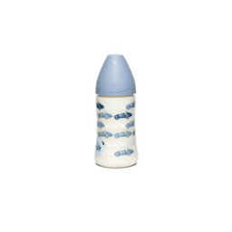 Пляшка для годування Suavinex Історії малюків, 270 мл, блакитний