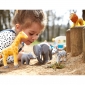 Гибкая фигурка меленький Слоненок для ролевых игр с куколками Little Friends.Haba Германия - lebebe-boutique - 3