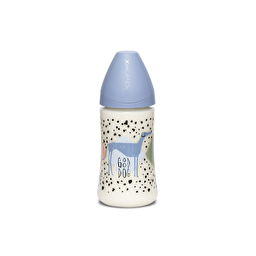 Бутылочка для кормления Suavinex Истории щенков, 270 мл, голубой