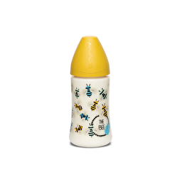 Бутылочка для кормления Suavinex Крылатые истории, 270 мл, желтый