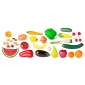 Великий ігровий набір овочів та фруктів у контейнері Miniland (35 шт)