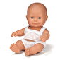 Лялька-пупс 21 см в білизні Miniland хлопчик-європеєць