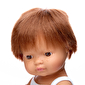 Лялька-пупс 38 см у білизні Miniland рудий хлопчик - lebebe-boutique - 2
