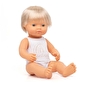 Лялька-пупс 38 см у білизні Miniland хлопчик-європеєць