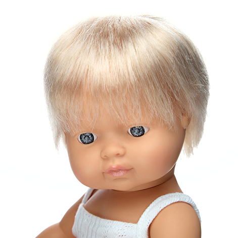 Лялька-пупс 38 см у білизні Miniland хлопчик-європеєць - lebebe-boutique - 3