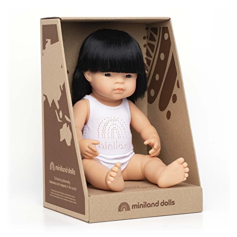 Лялька-пупс 38 см у білизні Miniland дівчинка-азіатка - lebebe-boutique - 2