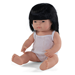 Лялька-пупс 38 см у білизні Miniland дівчинка-азіатка