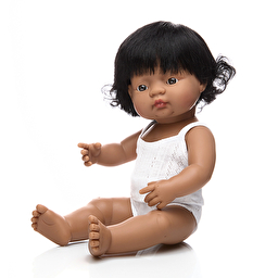 Лялька-пупс 38 см у білизні Miniland дівчинка-іспанка