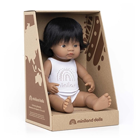 Лялька-пупс 38 см у білизні Miniland дівчинка-іспанка - lebebe-boutique - 2