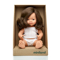 Лялька Miniland дівчинка шатенка 38 см - lebebe-boutique - 6