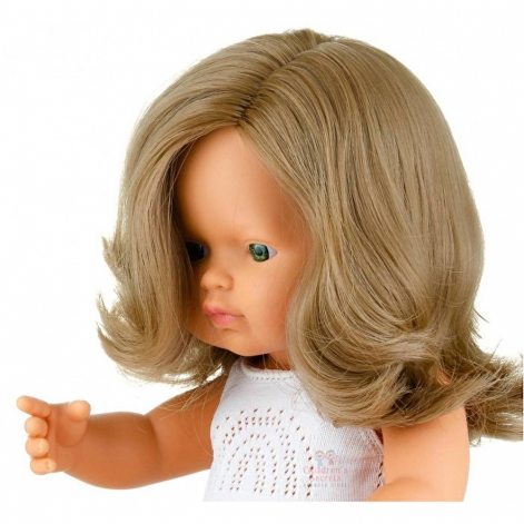 Лялька Miniland блондинка дівчина з зеленими очима 38 см - lebebe-boutique - 4