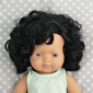 Лялька Miniland брюнетка дівчина з блакитними очима 38 см - lebebe-boutique - 3