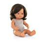 Лялька Miniland дівчинка шатенка (подарунк. коробка) 38 см
