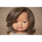 Лялька Miniland дівчинка шатенка (подарунк. коробка) 38 см - lebebe-boutique - 4