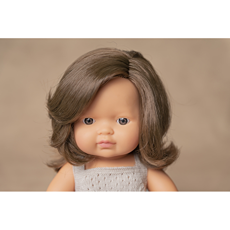 Лялька Miniland дівчинка шатенка (подарунк. коробка) 38 см - lebebe-boutique - 5