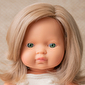 Лялька Miniland  дівчинка блондинка зеленоока в одязі (подарунк. коробка) 38 см - lebebe-boutique - 5