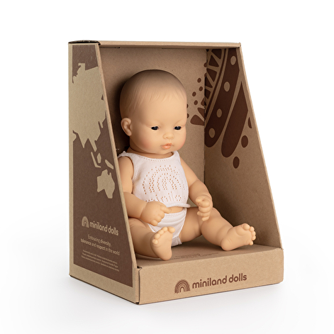 Лялька-пупс анатомічна, 32см, дівчинка-азіатка, в коробці - lebebe-boutique - 2