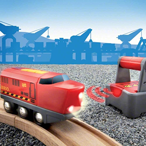 Іграшка локомотив на р/к для залізниці BRIO - lebebe-boutique - 4