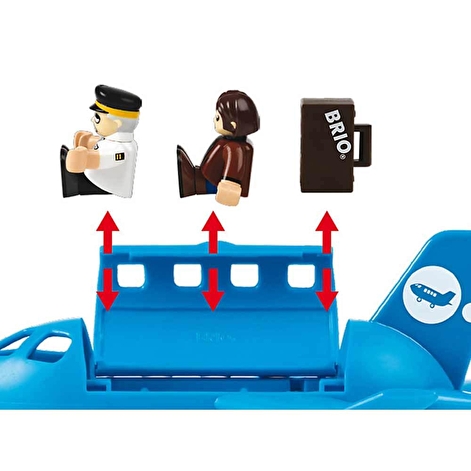 Іграшка літак BRIO з трапом і фігурками - lebebe-boutique - 4