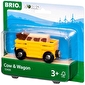 Іграшка вагончик BRIO з фігуркою корови