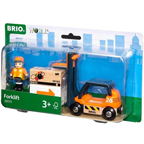 Іграшка навантажувач BRIO з вантажем і фігуркою - lebebe-boutique - 3