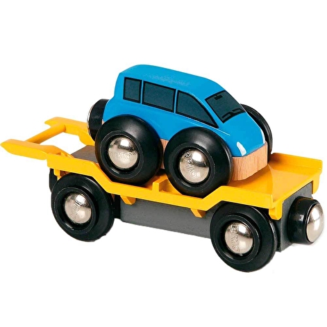 Іграшка вагон-автовоз для залізниці BRIO