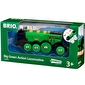 Іграшка зелений паротяг на батарейках BRIO - lebebe-boutique - 5