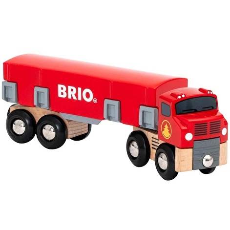 Іграшка вантажівка-лісовоз BRIO з вантажем