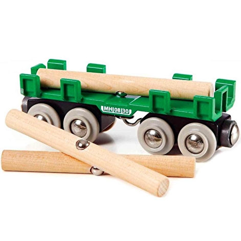 Іграшка вагон-лісовоз для залізниці BRIO - lebebe-boutique - 2