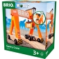 Іграшка портовий мостовий кран BRIO з вагончиком і вантажем - lebebe-boutique - 5