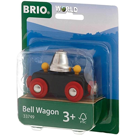 Іграшка вагончик BRIO з сигнальним дзвіночком - lebebe-boutique - 3