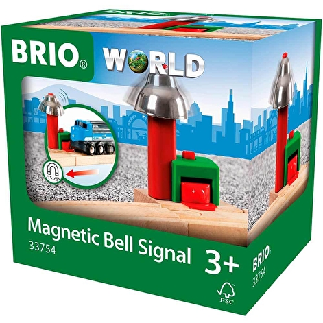 Сигнальный колокольчик для железной дороги BRIO на магнитах - lebebe-boutique - 3