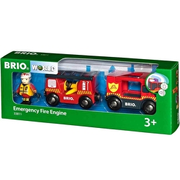 Іграшкова пожежна машинка BRIO з фігуркою