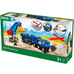 Детская железная дорога BRIO Полицейский транспорт
