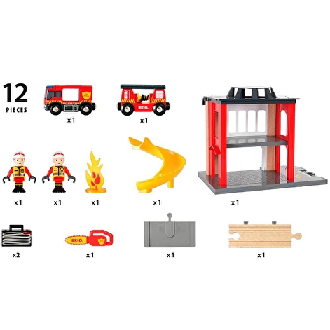 Ігровий набір BRIO Пожежна станція - lebebe-boutique - 2