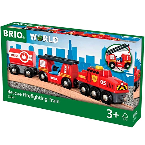 Іграшка пожежний поїзд для залізниці BRIO - lebebe-boutique - 4